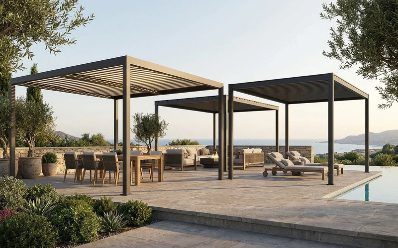 Motorized Louvered Pergolas