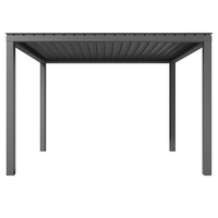 Motorized Louvered Pergola Engineered for Climate Control, Rainproof Louvers, Integrated Drainage, 320x300cm