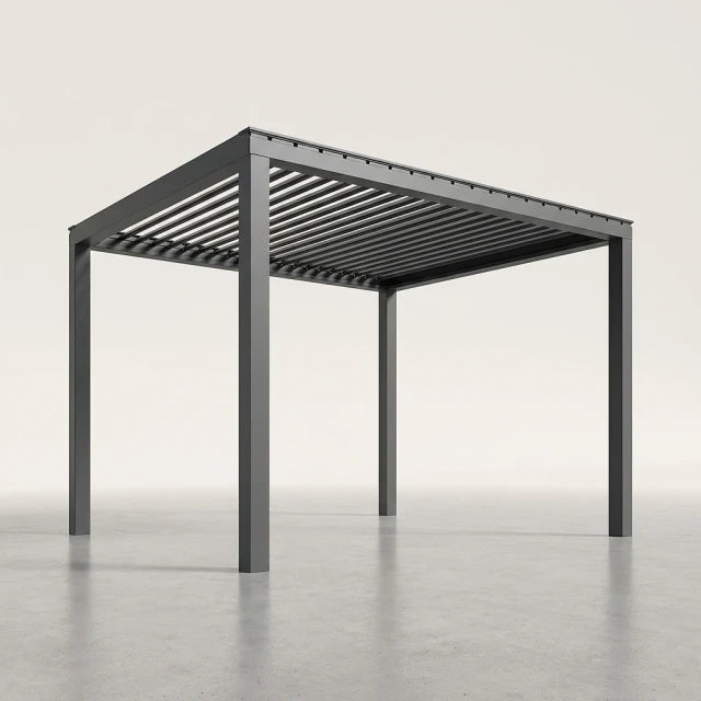 AeriVanta Prime Motorized Louver Pergola — Studio Shot